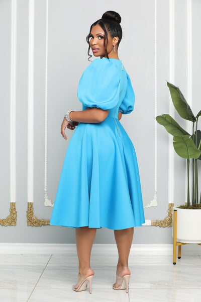 knee length dresses with sleeves